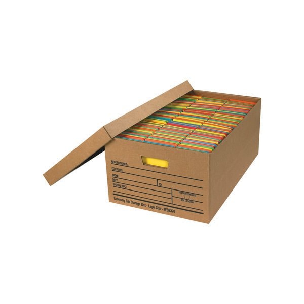 24 x 15 x 10'' Economy File Storage Boxes, 12PK